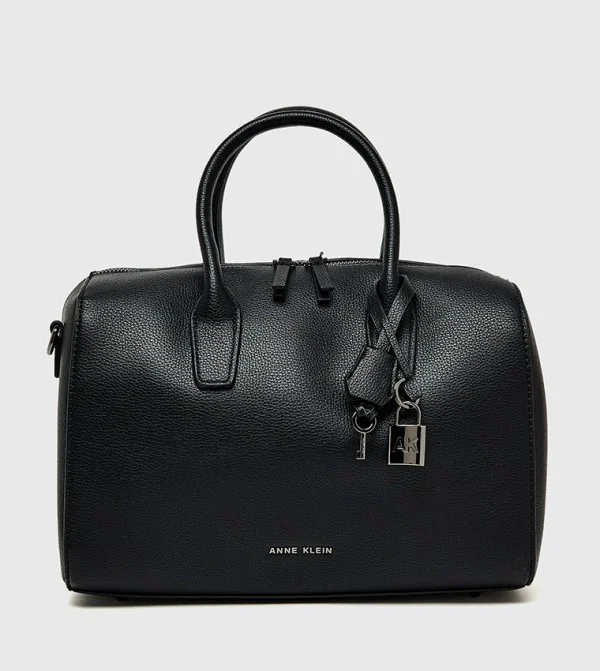 ANNE KLEIN Anne Klein Textured Zippered Satchel Bag